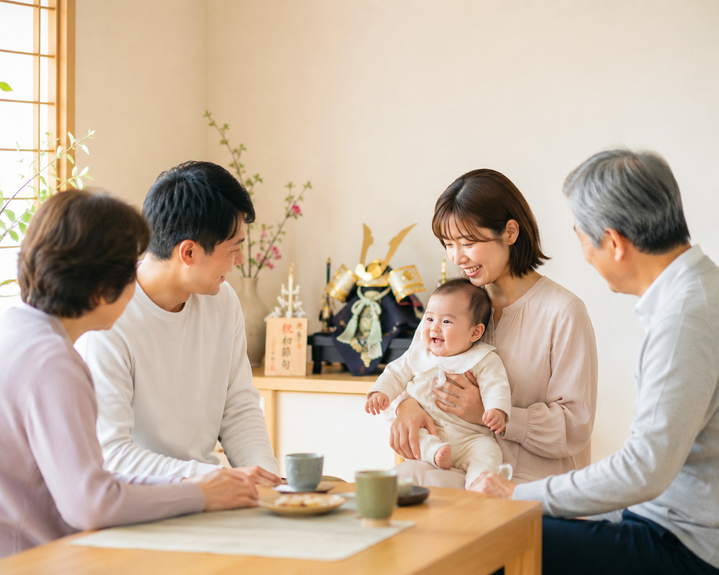 家族みんなで分ける