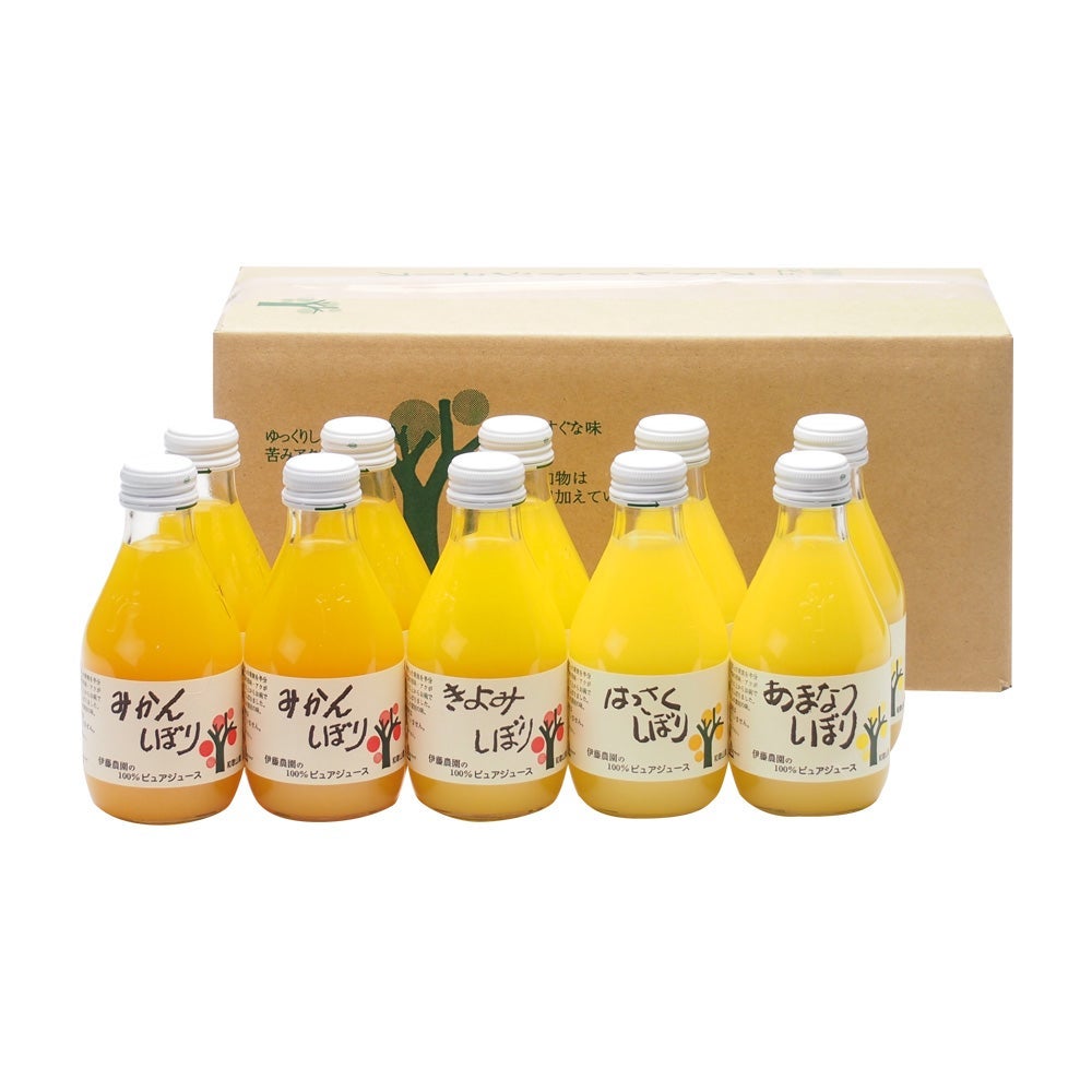 よりどり選べるギフト】100%ピュアジュース180ml(みかんジュース他16種