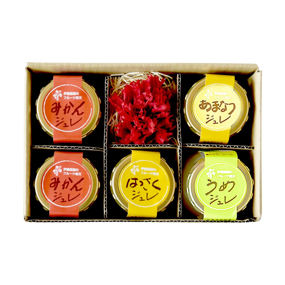 母の日遅れてごめんね！／【母の日ギフト】みかんゼリー90g A・B・C・D
