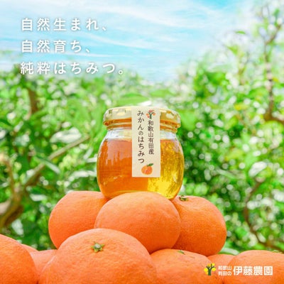 和歌山有田産 みかんのはちみつ（生はちみつ）瓶入り100g
