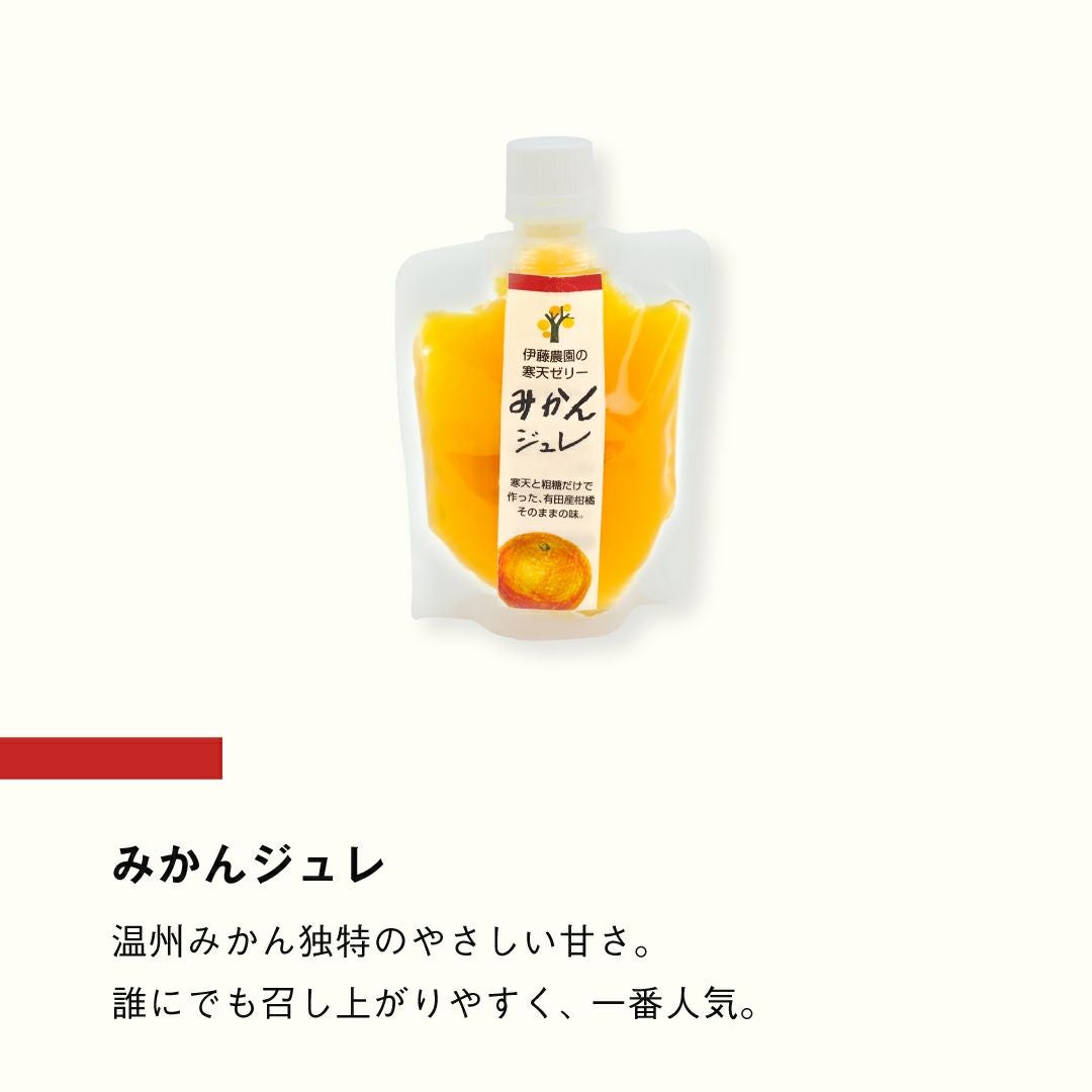 寒天ゼリードリンクタイプ 150g(みかんゼリー6種)×15個 ギフト