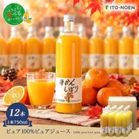 【よりどり選べるギフト】100%ピュアジュース750ml(みかんジュース他14種)×12本セット