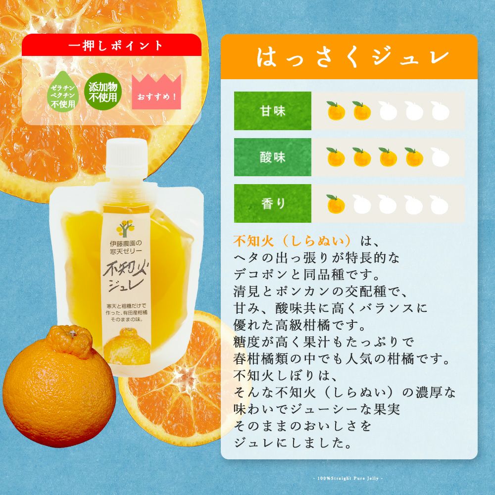 【初回限定お試しセット】寒天ジュレドリンクタイプ 150g(みかんジュレ他おすすめセット)×5個