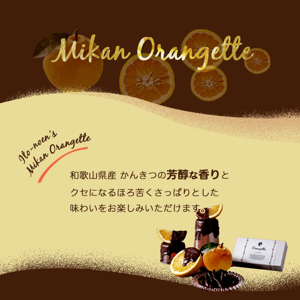 冬季限定】【数量限定】 かんきつピールのオランジェット【三宝かん35g