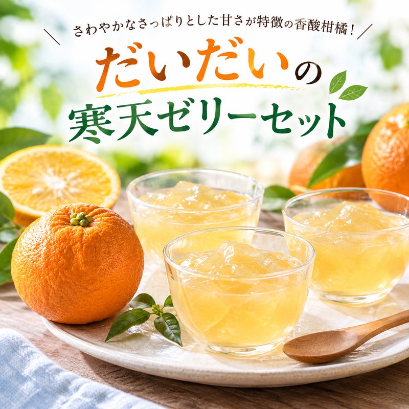 寒天ゼリー90g（だいだいジュレ）6個セット