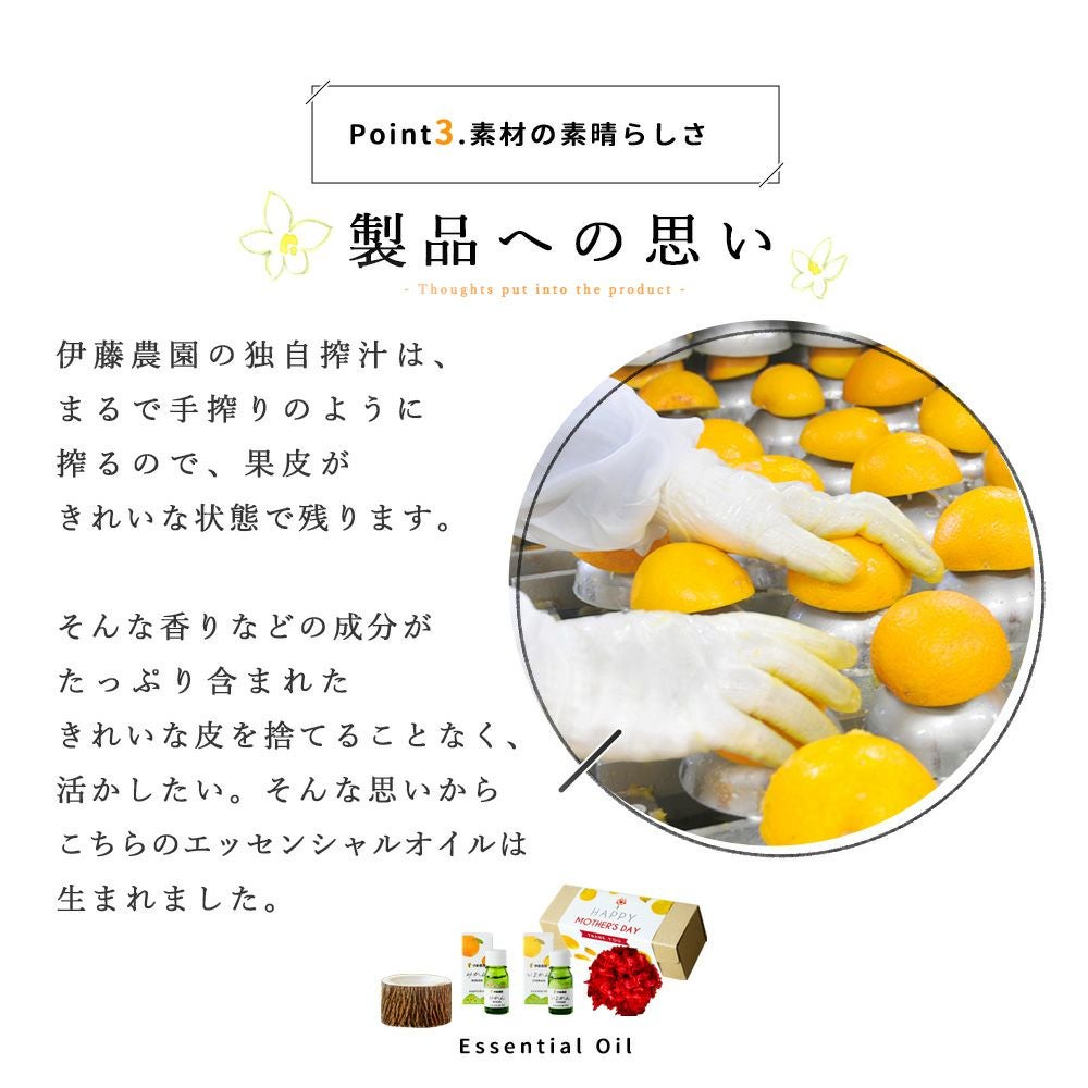 エッセンシャルオイルいよかん